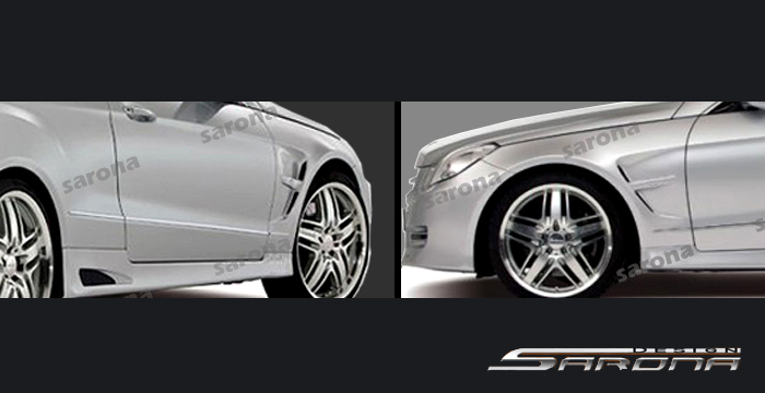 Custom Mercedes E Class  Coupe Fenders (2010 - 2013) - $790.00 (Manufacturer Sarona, Part #MB-022-FD)
